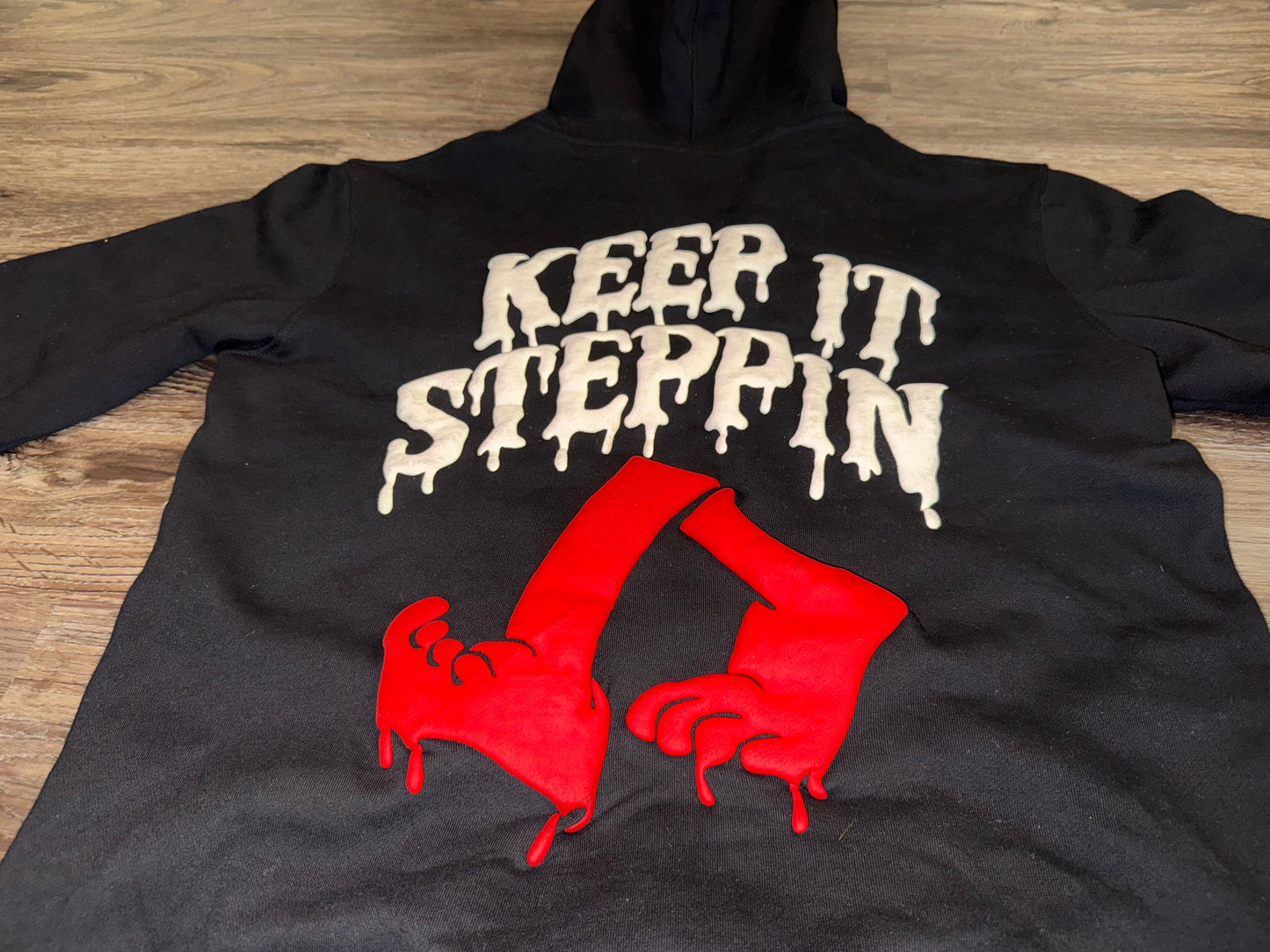 Black Broken Love Hoodie